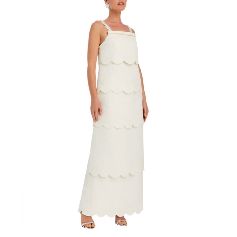 NWT! Mestiza New York Citrine Convertible Gown in Ivory Size 4 - Picture 3 of 15